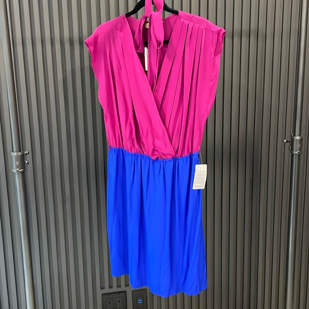 Presley Skye pure silk mini dress